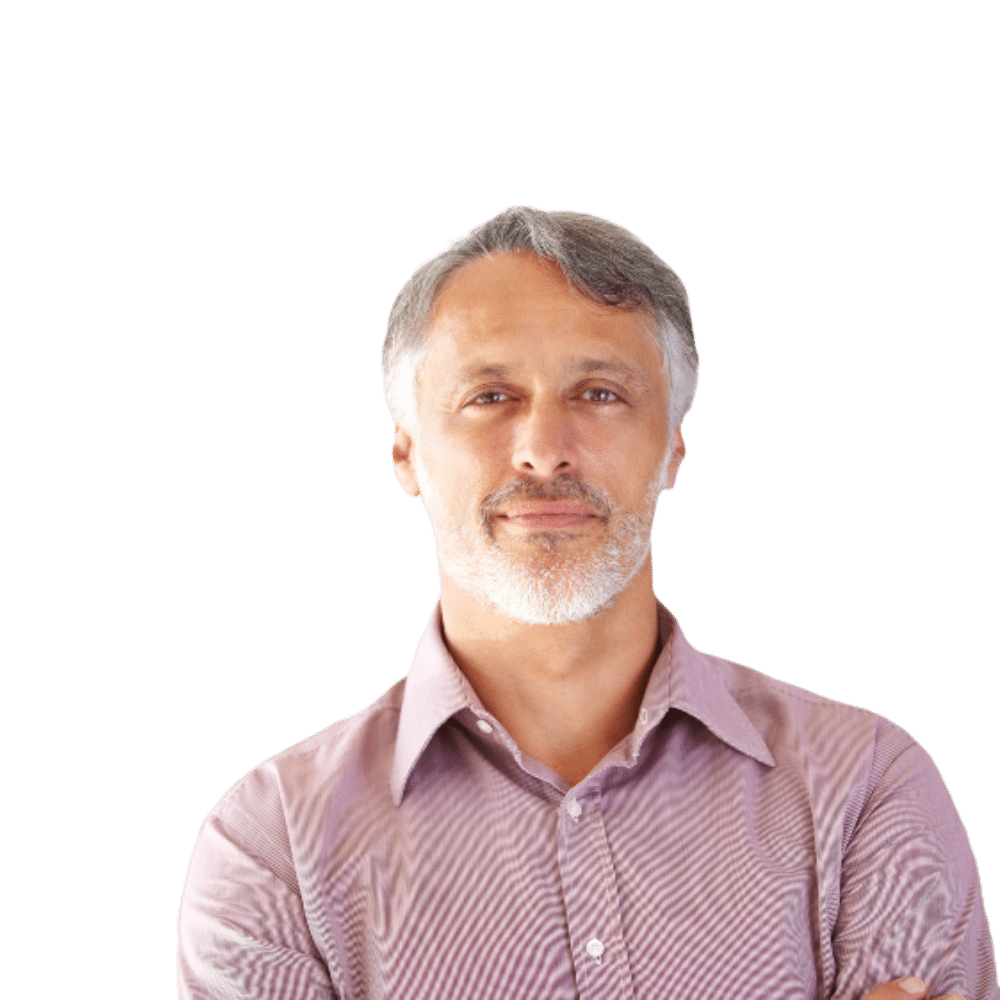 middle aged man with grey beard