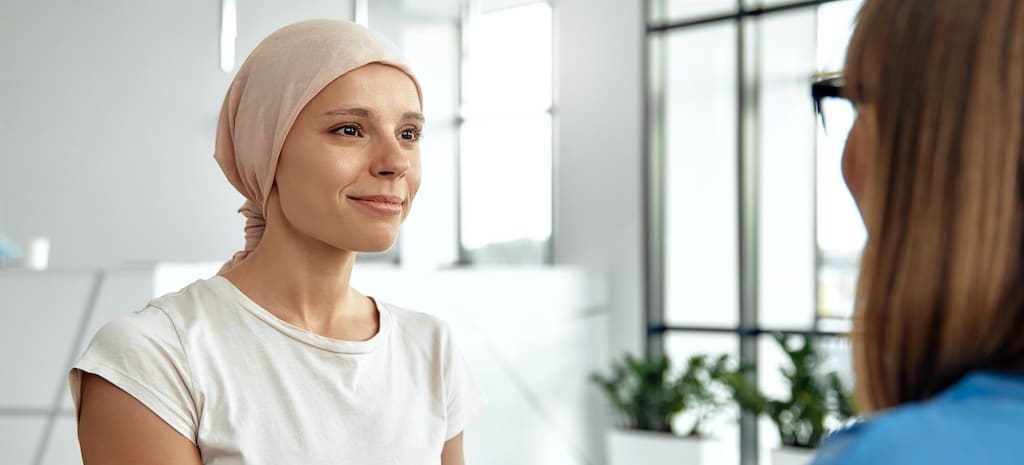 Supportive interaction between woman and provider.