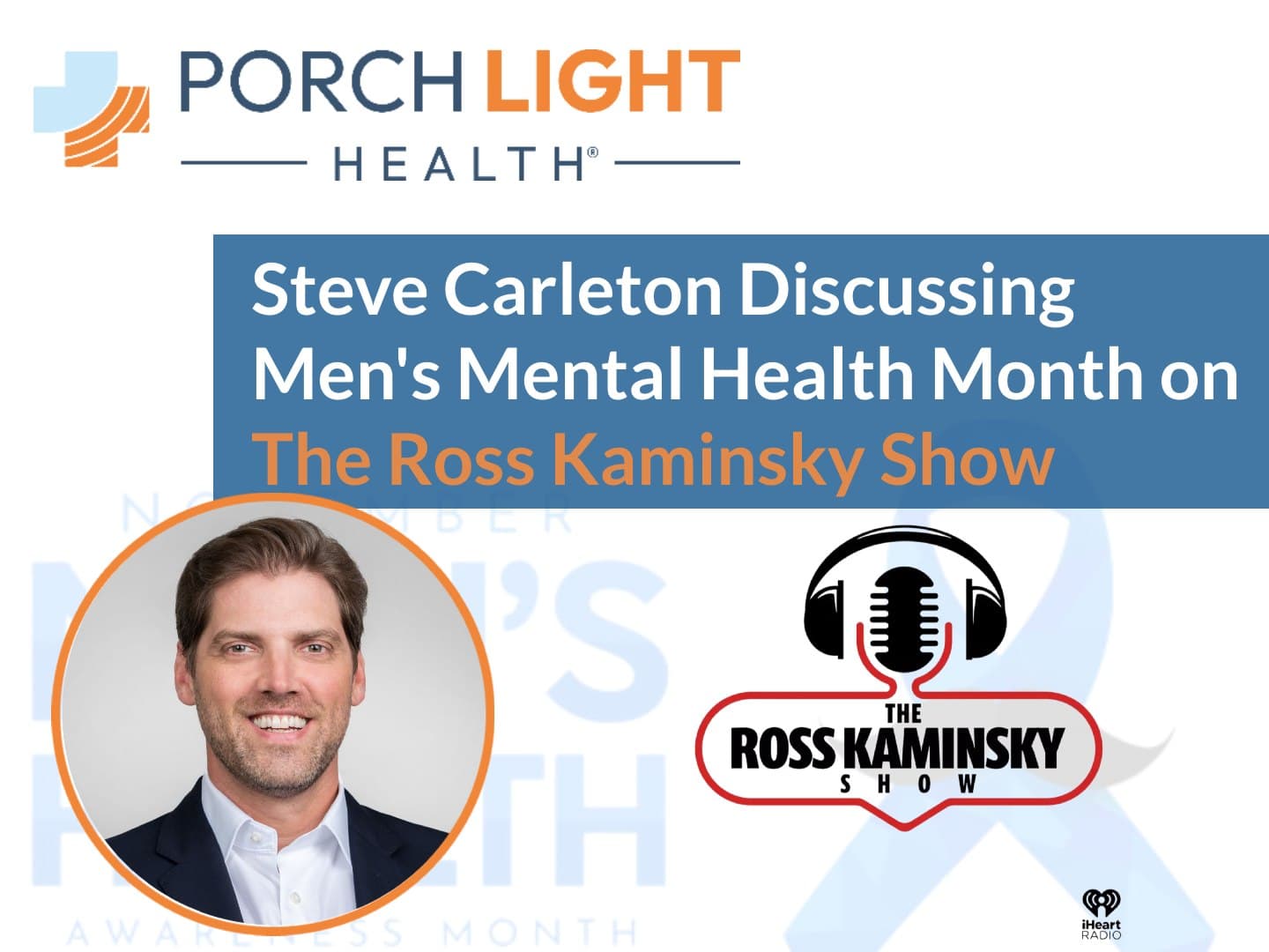 Steve Carleton joined KOA Radio to discuss men's mental health, recognizing signs of struggle, and how to support loved ones during the holidays.