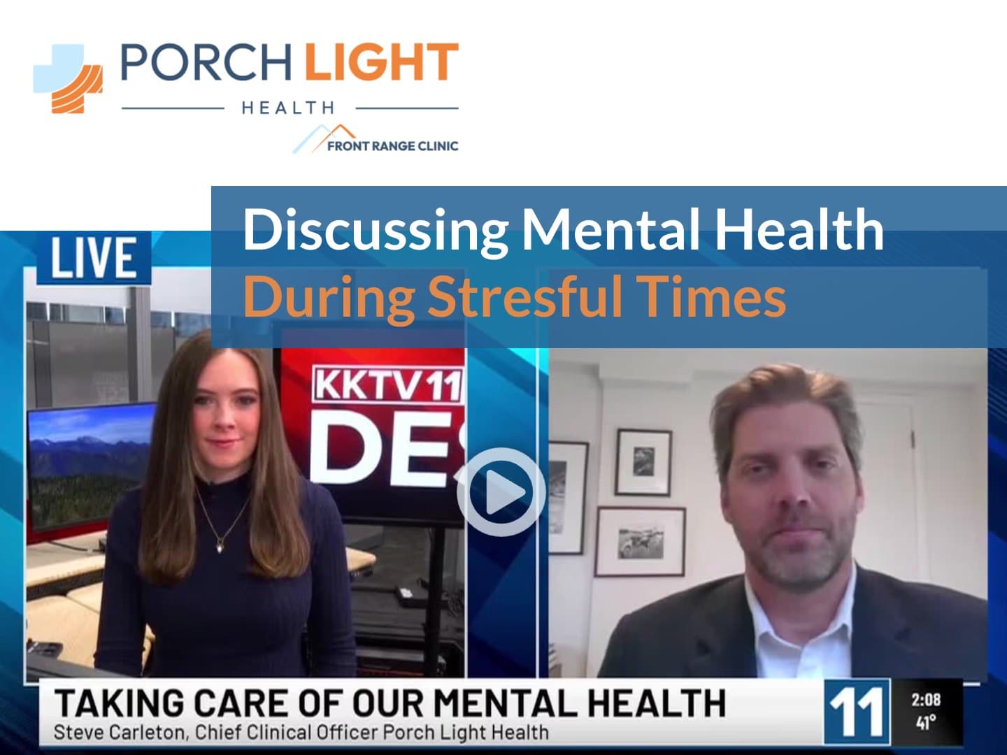 Colorado clinic talks about taking care of your mental health during stressful times